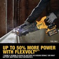 Early Labor Day Sale | Factory Reconditioned Dewalt DCS386BR 20V MAX Brushless Lithium-Ion Cordless Reciprocating Saw with FLEXVOLT ADVANTAGE (Tool Only) image number 9