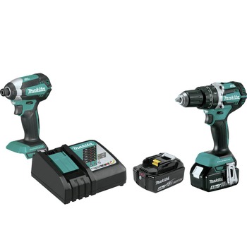 Factory Reconditioned Makita XT269M-R 18V LXT Lithium-Ion Brushless 2-Piece Combo Kit (4.0 Ah)