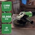 Angle Grinders | Metabo HPT 646614420 11 Amp W 1100-125 4.5/5 in. Angle Grinder image number 5
