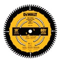 Circular Saw Blades | Dewalt DWA11080 10 in. 80T Tungsten Carbide-Tipped Steel Fine Finish Circular Saw Blade image number 0