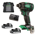Clearance Center | Metabo HPT WH18DBDL2CM MultiVolt 18V Brushless Lithium-Ion Cordless Triple Hammer Impact Driver Kit with 2 Batteries (1.5 Ah) image number 0