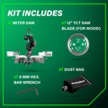 On Sale | Metabo HPT C12RSH3M 120V 15 Amp 12 in. Dual Bevel Sliding Corded Miter Saw image number 1