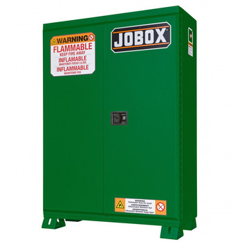 JOBOX 30 Gallon Heavy-Duty Safety Cabinet - Green - 1-853670