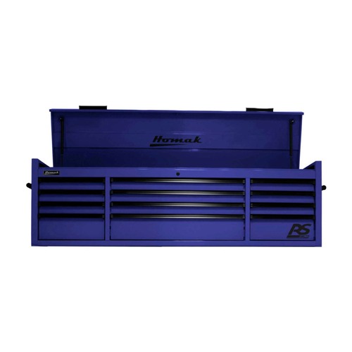 Tool Chests | Homak BL02072120 RS PRO 72 in. 12 Drawer Top Chest With Outlet - Blue image number 0