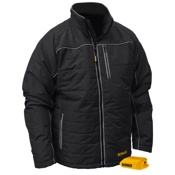 Dewalt 20V MAX Lithium-Ion Quilted Soft Shell Heated Jacket - Large, Black (Jacket Only) - DCHJ075B-L