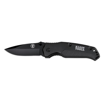 CUTTING TOOLS | Klein Tools Drop-Point Blade Pocket Knife - Black - 44220