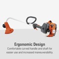 String Trimmers | Husqvarna 966712703 22-cc 122C 17 in. 2-Cycle Curved Shaft Gas String Trimmer image number 3