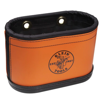 CASES AND BAGS | Klein Tools 14-Pocket Hard-Body Oval Bucket with Kickstand - Orange - 5144BHB