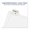 July Member-Exclusive Offer Save 10% off on One Item | Avery 01333 11 in. x 8.5 in. 25-Tab 76 to 100 Avery Style Preprinted Legal Exhibit Side Tab Index Dividers - White (1-Set) image number 2