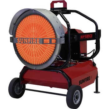 PRODUCTS | Sunfire SF120 120,000 BTU Diesel/Kerosene Radiant Heater - 95120