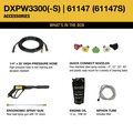 Pressure Washers | Dewalt DXPW3300S 3300 PSI 2.4 GPM Gas Cold Water Pressure Washer image number 9