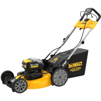 OUTDOOR TOOLS AND EQUIPMENT | Dewalt 2X20V MAX Brushless Lithium-Ion 21-1/2 in. Cordless Rear Wheel Drive Self-Propelled Lawn Mower Kit with 2 Batteries (12 Ah) - DCMWSP255Y2