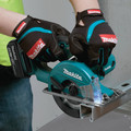 Circular Saws | Makita XSC01T 18V LXT 5.0 Ah Lithium-Ion Cordless 5-3/8 in. Metal Cutting Saw Kit image number 8