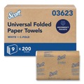  | Scott 03623 10.13 in. x 13.15 in. 1-Ply Essential C-Fold Towels - White (9 Packs/Carton) image number 0