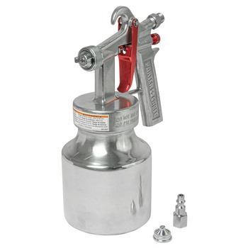 AUTOMOTIVE | Porter-Cable 50 PSI 1 qt. Air LVLP Pressure Feed Bleeder Spray Gun - PXCM010-0012