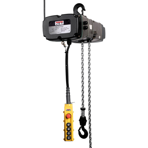 Electric Chain Hoists | JET JT9-140238 TS Series 230V 11 Amp 2 Speed 1 Ton 20 ft. Lift 3-Phase Electric Chain Hoist image number 0
