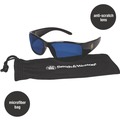 July Member-Exclusive Offer Save 10% off on One Item | Ansell 21307 3016314 Elite Safety Glasses - Black Frame, Blue Mirror Polycarbonate Lens (12/Carton) image number 4
