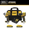 | Factory Reconditioned Dewalt DCK225D2R 20V MAX ATOMIC 1/2 in. Cordless Drill Driver and 1/4 in. Cordless Impact Driver Combo Kit (2 Ah) image number 2