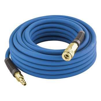 Estwing 1/4 in. x 50 ft. PVC/Rubber Hybrid Air Hose with 1/4 in. NPT Brass Fittings - E1450PVCR