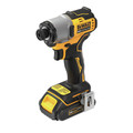 Dewalt DCF840C2 20V MAX Brushless Lithium-Ion 1/4 in. Cordless Impact Driver Kit with 2 Batteries (1.5 Ah) image number 4