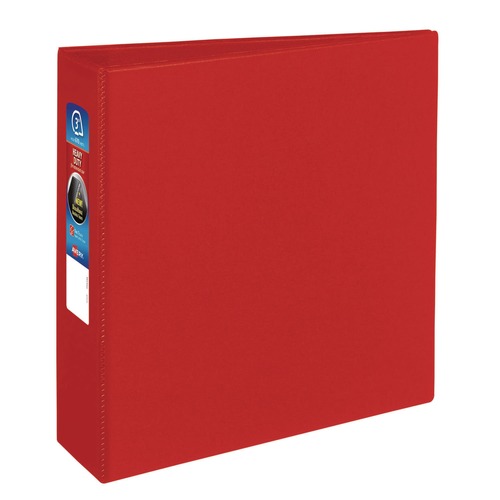  | Avery 79583 3 Locking One Touch EZD Rings 3 in. Capacity 11 in. x 8.5 in. Heavy-Duty Non-View Binder with DuraHinge - Red image number 0