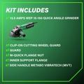 Angle Grinders | Metabo HPT 646488420 120V 13.5 Amp WEP 15-150 6 in. Corded Quick Angle Grinder image number 1