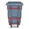 Customer Appreciation Sale! Save up to $60 on Select Tools | Rubbermaid Commercial 2192465 0.5 cu yd BRUTE DURATILT Frame Tilt Truck Heavy Duty 1400 lb Capacity Gray image number 6