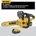  | Factory Reconditioned Dewalt DCCS621P1R 20V MAX Brushless Compact Lithium-Ion 12 in. Cordless Chainsaw Kit (5 Ah) image number 1