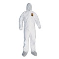  | Ansell 48977 A45 Liquid/Particle Protection Surface Prep/Paint Coveralls - Quadruple Extra Large, White (25/Carton) image number 0