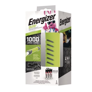 PRODUCTS | Energizer Rechargeable Lithium-Ion Pro Series Handheld High CRI Flashlight with 6 AAA Batteries - Gray/Green - ENYPHH62