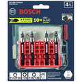 Bits and Bit Sets | Bosch CCSDETV2504 (4/Pack)Torx 2.5 in. Double-Ended Bits with Clip for Custom Case System image number 1