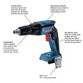 Combo Kits | Bosch GXL18V-291B25 18V Brushless Lithium-Ion 1/4 in. Cordless Hex Screwgun and Cut-Out Tool Combo Kit (4 Ah) image number 9
