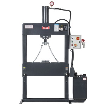 PRODUCTS | Dake Model Force 40 220V 3-Phase 40-Ton Electrically Operated H-Frame Dura-Press - D-972003