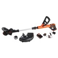 String Trimmers | Black & Decker LST522 20V MAX Lithium-Ion 2-Speed 12 in. Cordless String Trimmer Kit (2.5 Ah) image number 0