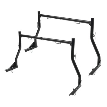 Quipall 52 in. to 71 in. Adjustable Steel Truck Ladder - STR-50241