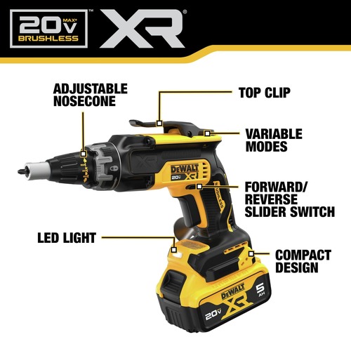 Dewalt 20V MAX XR Brushless Lithium-Ion Cordless Drywall