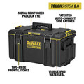 Storage Systems | Dewalt DWST08300 14-3/4 in. x 21-3/4 in. x 12-3/8 in. ToughSystem 2.0 Tool Box - Large, Black image number 8