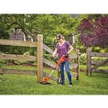 String Trimmers | Black & Decker BESTA510 120V 6.5 Amp 14 in. Electric Corded String Trimmer with Auto Feed image number 8