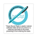  | BIC BPRR11BK ReVolution Ocean Bound Medium 1 millimeter Retractable Ballpoint Pen - Black Ink/Translucent Blue Barrel (1-Dozen) image number 5