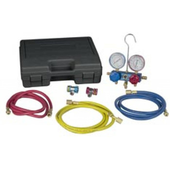 AUTOMOTIVE | Robinair R134A Aluminum Manifold Hose and Service Coupler Set - 49134A