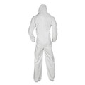 July Member-Exclusive Offer Save 10% off on One Item | Ansell KCC49127 A20 Elastic-Back, Hood and Boots Breathable Particle Protection Coveralls - Quadruple Extra Large, White (20/Carton) image number 1