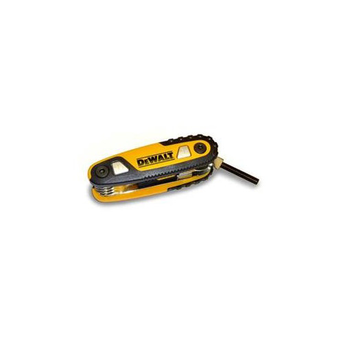 Wrenches | Dewalt DWHT70264 Folding Locking Hex Key Set - Star image number 0