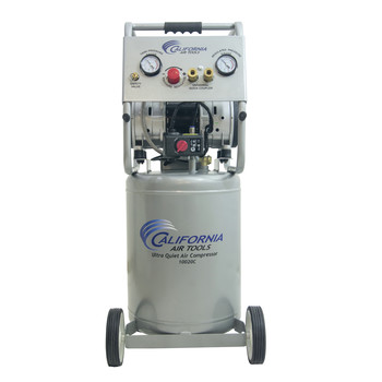 PORTABLE AIR COMPRESSORS | California Air Tools 2 HP 10 Gallon 220V 60 hz Ultra Quiet and Oil-Free Dolly Air Compressor - CAT-10020C-22060