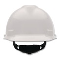 Hard Hats | MSA 477482 V-Gard Slotted Cap with Fas-Trac III Suspension - White image number 1