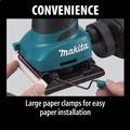 Sheet Sanders | Makita BO4556 2 Amp 1/4 in. Sheet Finishing Sander image number 4