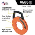 Material Handling | Klein Tools 56334 1/8 in. x 240 ft. Steel Fish Tape image number 5
