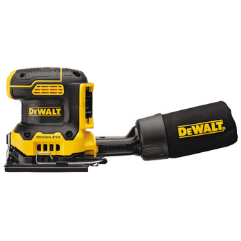 SHEET SANDERS | Dewalt 20V MAX XR Brushless Lithium-Ion 1/4 Sheet Cordless Variable Speed Sander (Tool Only) - DCW200B