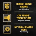 Pressure Washers | Dewalt DXPW60604 3,800 PSI 2.5 GPM Gas Pressure Washer image number 12