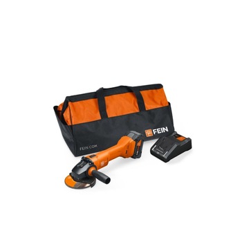PRODUCTS | Fein CCG 18-125-10 18V Brushless Lithium-Ion 5 in. Cordless Slide Switch Grinder Kit with Nylon Bag (8 Ah) - 71220262120