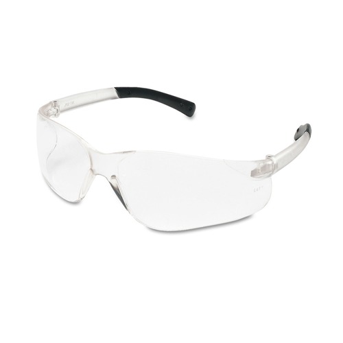Work Gloves | MCR Safety BK110 BearKat Wraparound Safety Glasses - Black Frame/Clear Lens (12/Box) image number 0